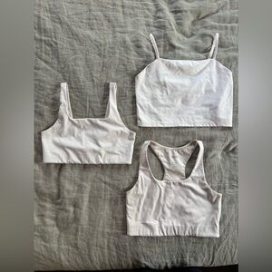 Girlfriend Collective Cream Sports Bra Bundle Medium